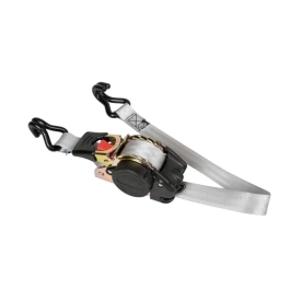 Stahovací samonavíjecí popruh s dvojitým hákem,...